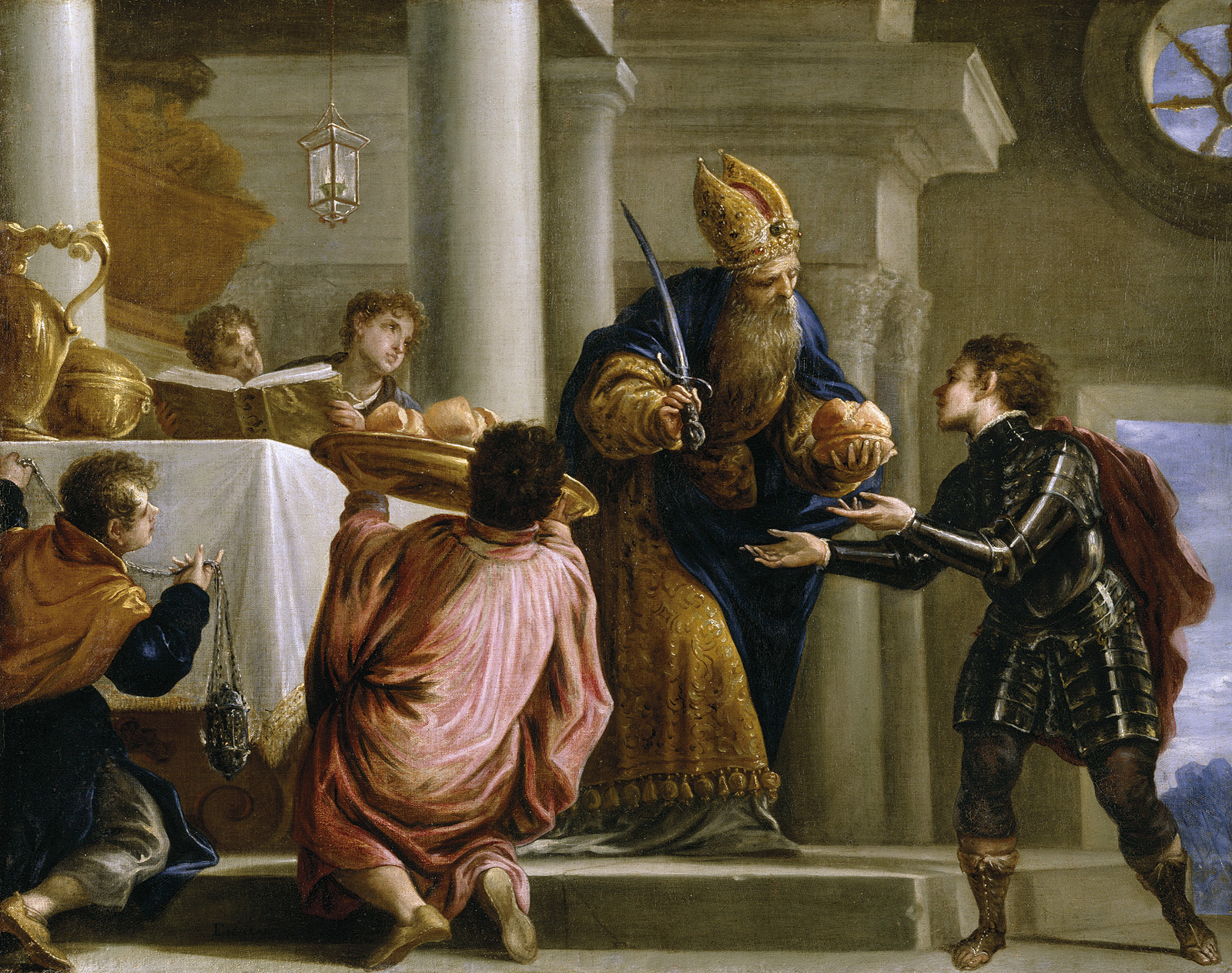 ajimelech the priest delivered the bread and the sword to david